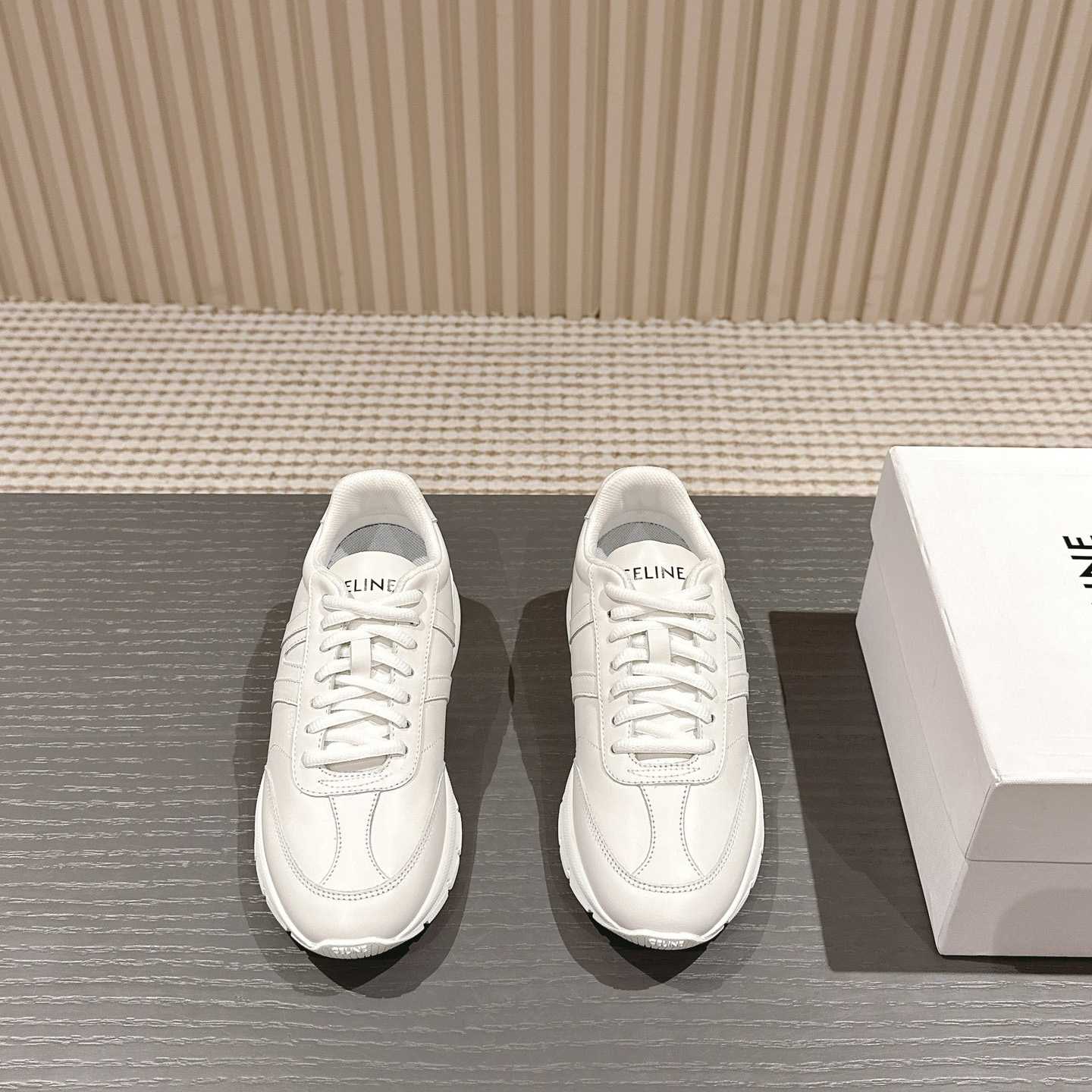 Celine Runner CR-01 Low Lace-up Sneaker In Calfskin - DopestKickz