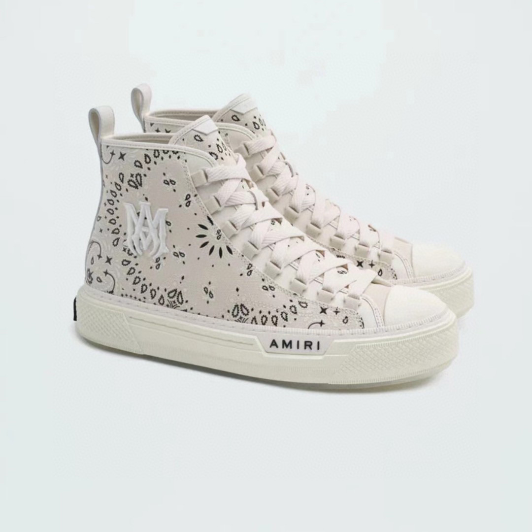 Amiri M.A. Court bandana-print Sneakers - DopestKickz