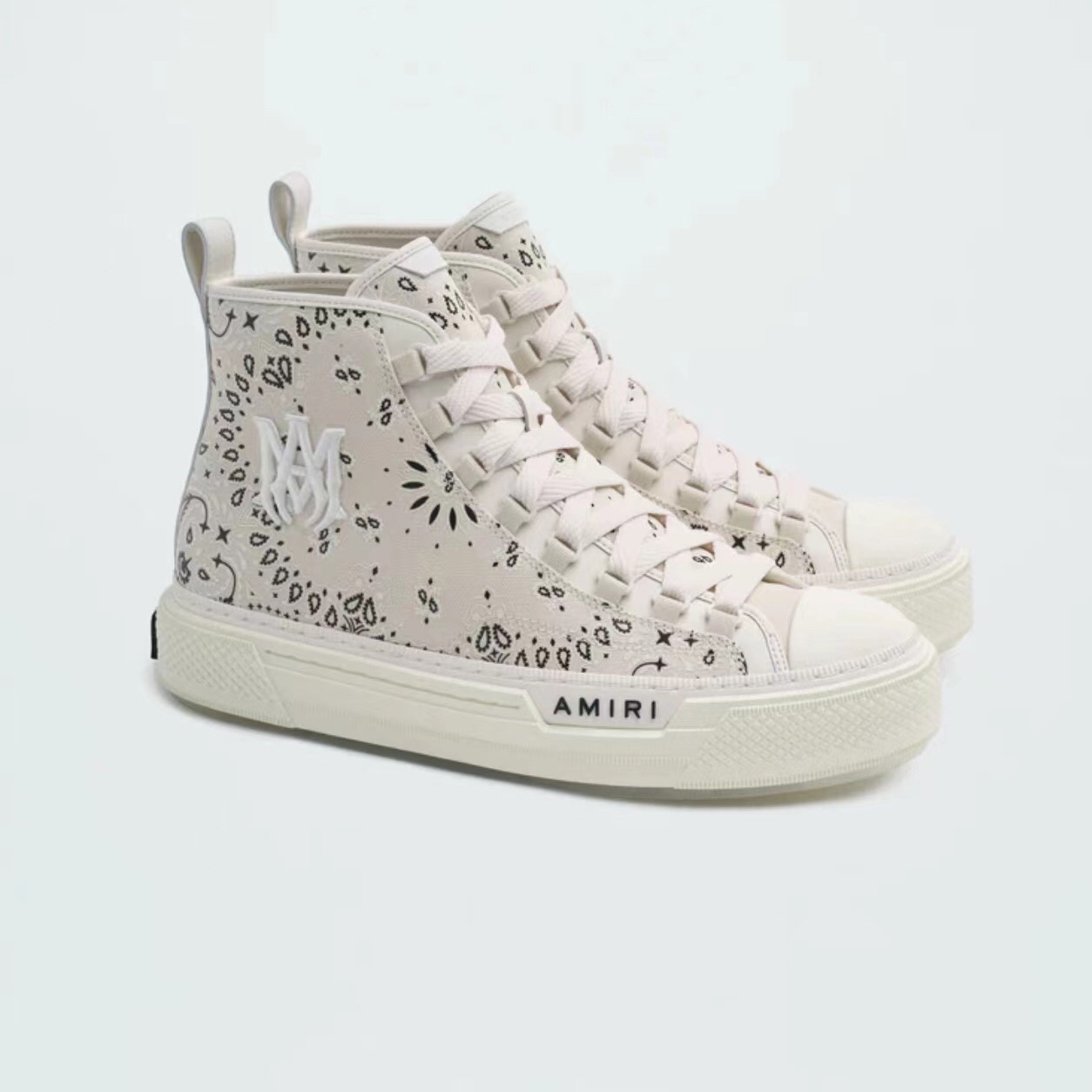 Amiri M.A. Court bandana-print Sneakers - DopestKickz