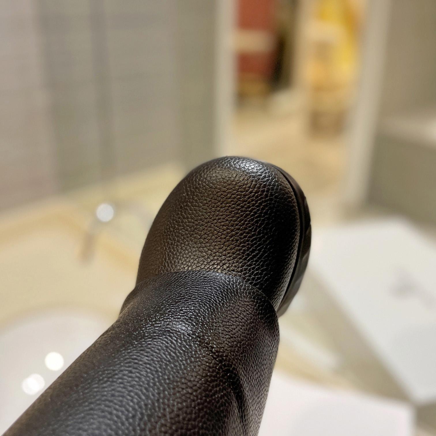 Givenchy Shark Lock Biker Boots In Grained Leather - DopestKickz
