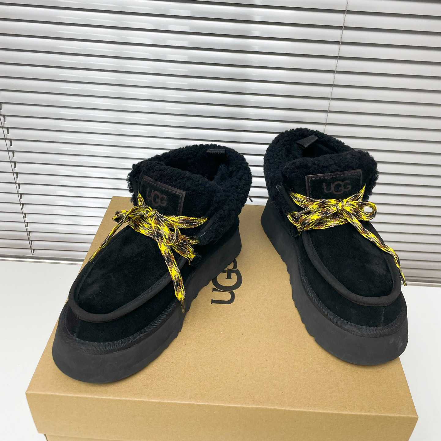 Ugg Funkarra Cabin Cuff Platform Boots - DopestKickz