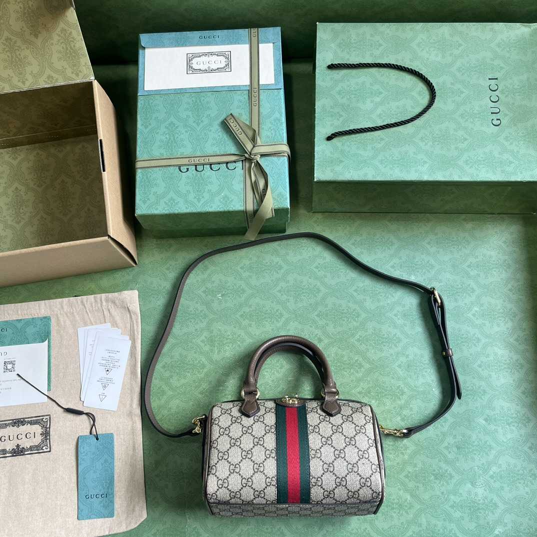 Gucci Ophidia GG Mini Top Handle Bag - DopestKickz