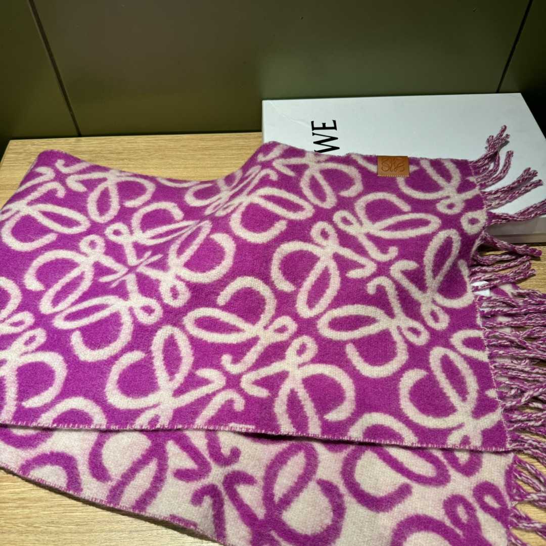 Loewe Anagram Scarf In Alpaca And Wool - DopestKickz
