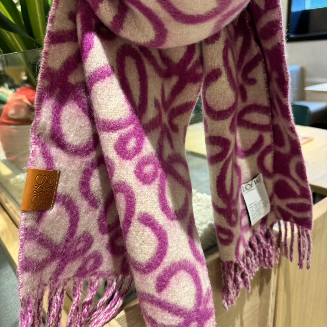 Loewe Anagram Scarf In Alpaca And Wool - DopestKickz