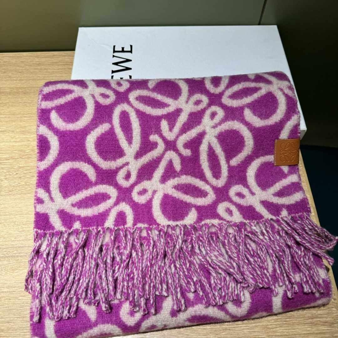 Loewe Anagram Scarf In Alpaca And Wool - DopestKickz