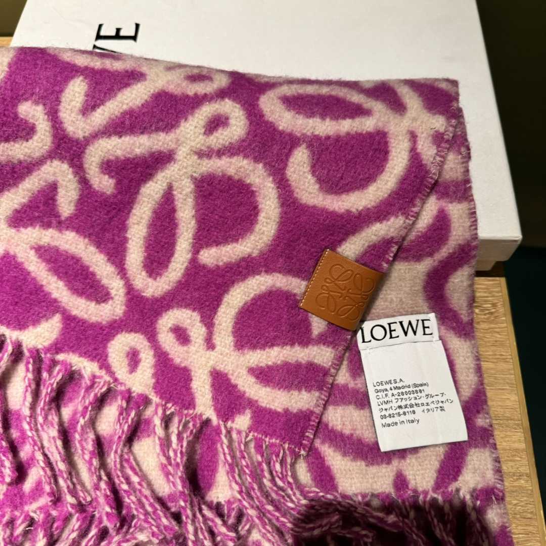 Loewe Anagram Scarf In Alpaca And Wool - DopestKickz