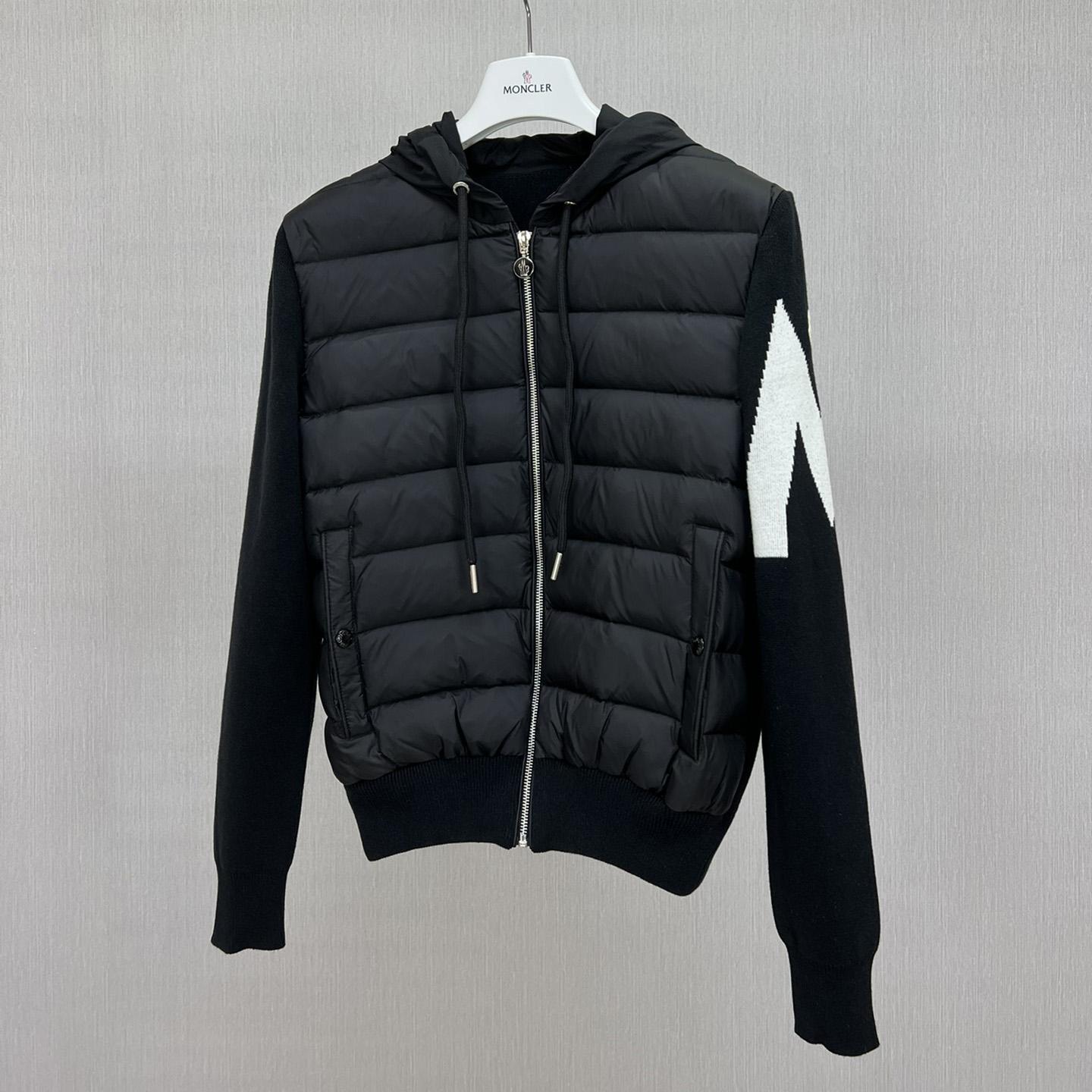Moncler Padded Hooded Cardigan - DopestKickz