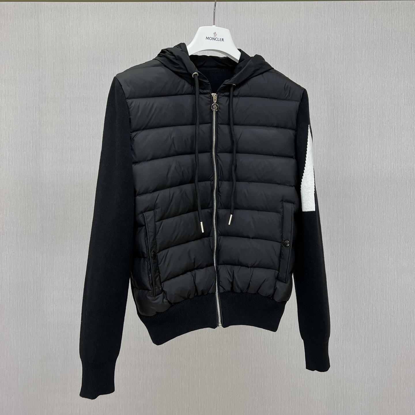 Moncler Padded Hooded Cardigan - DopestKickz