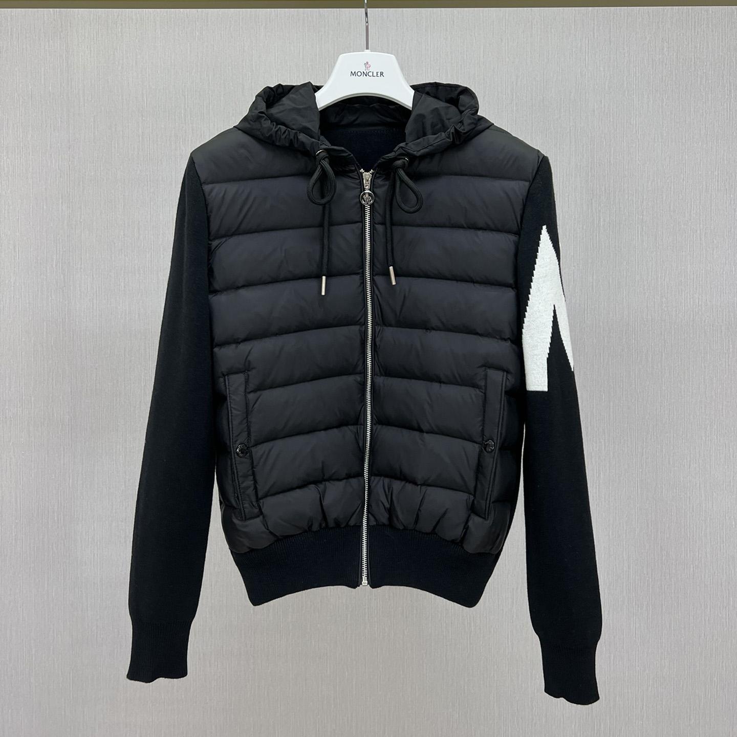 Moncler Padded Hooded Cardigan - DopestKickz