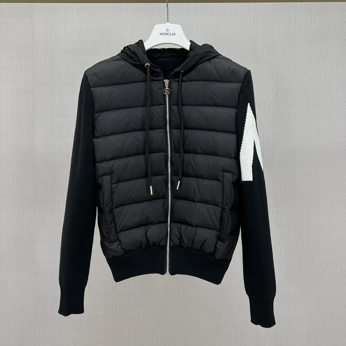 Moncler Padded Hooded Cardigan - DopestKickz