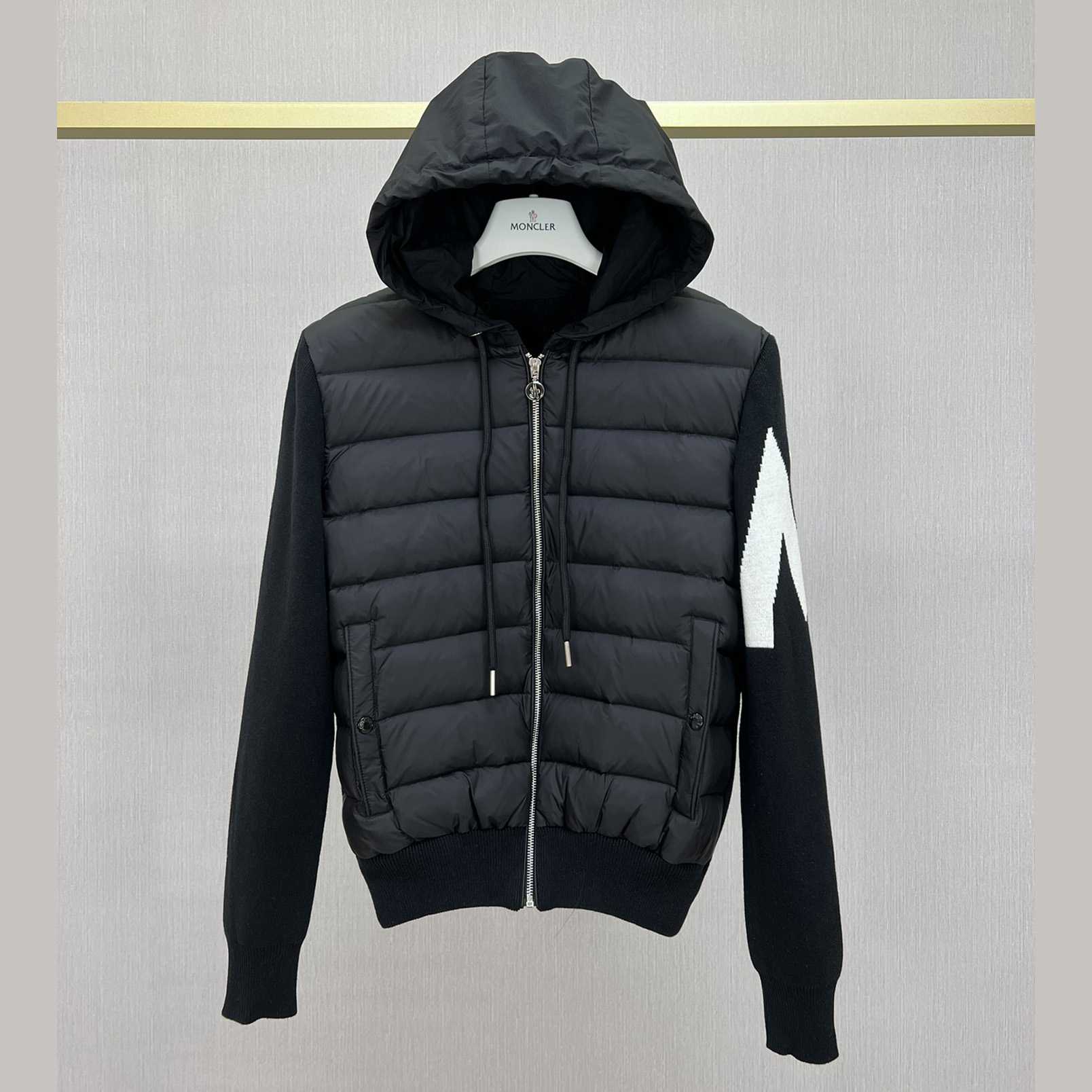 Moncler Padded Hooded Cardigan - DopestKickz