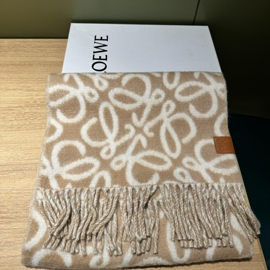 Loewe Anagram Scarf In Alpaca And Wool - DopestKickz