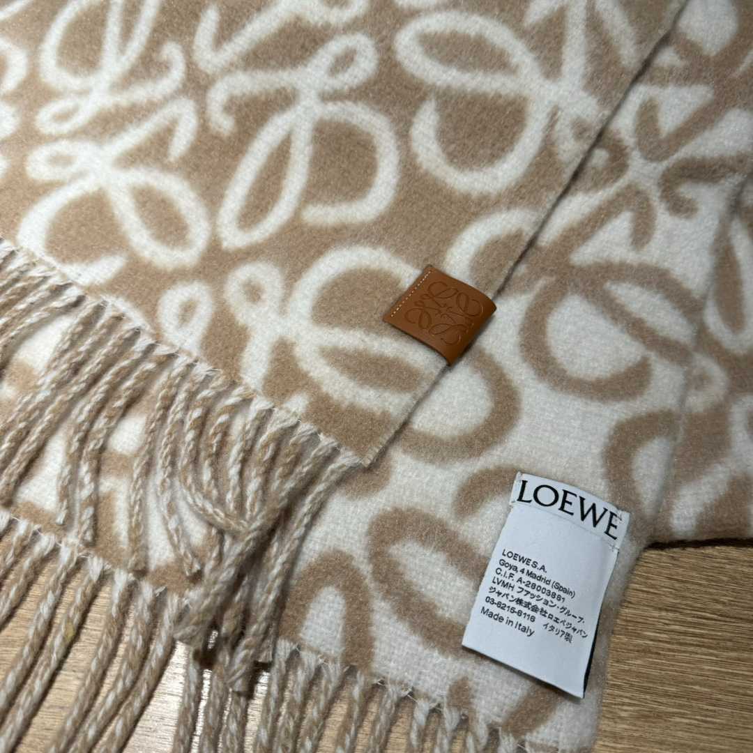 Loewe Anagram Scarf In Alpaca And Wool - DopestKickz