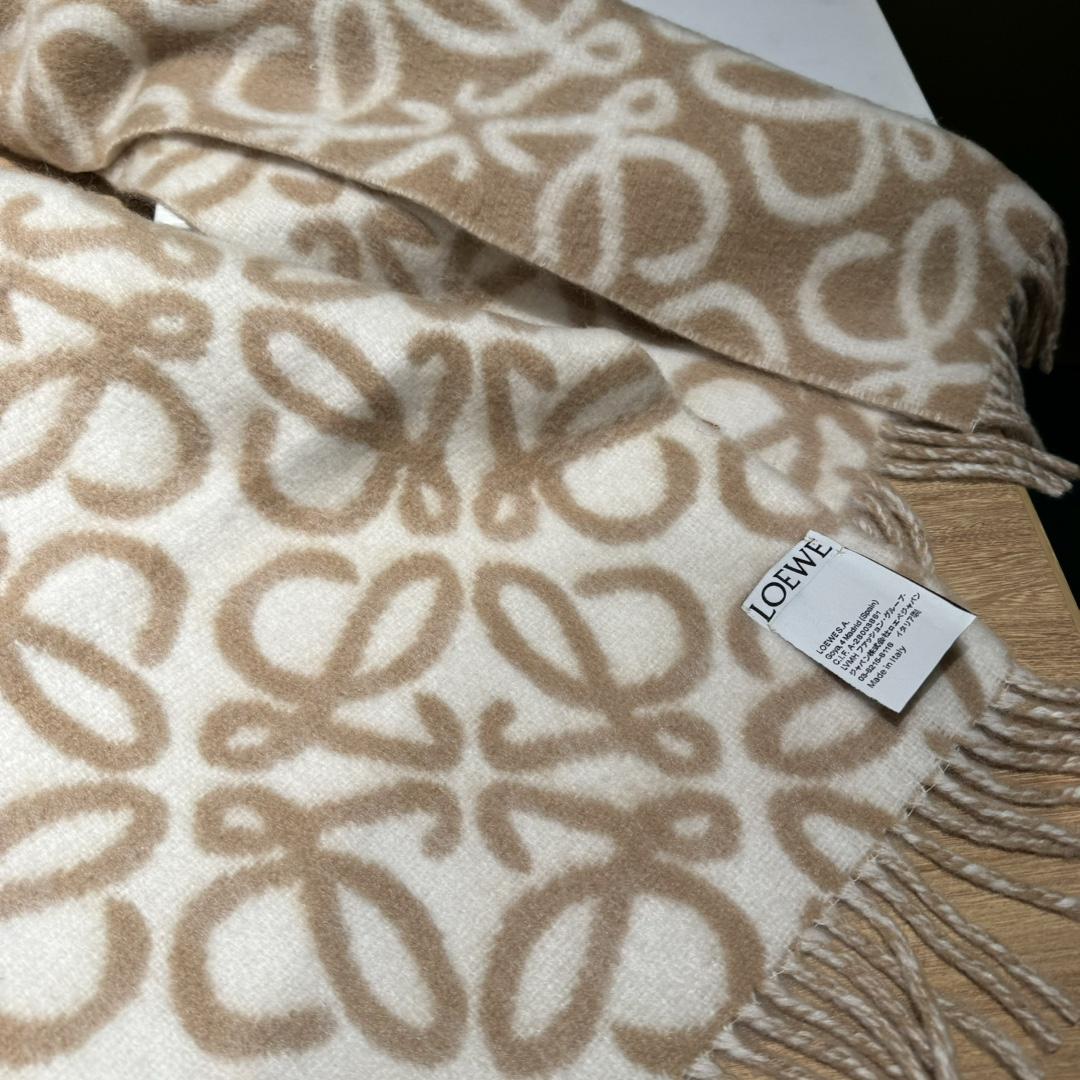 Loewe Anagram Scarf In Alpaca And Wool - DopestKickz