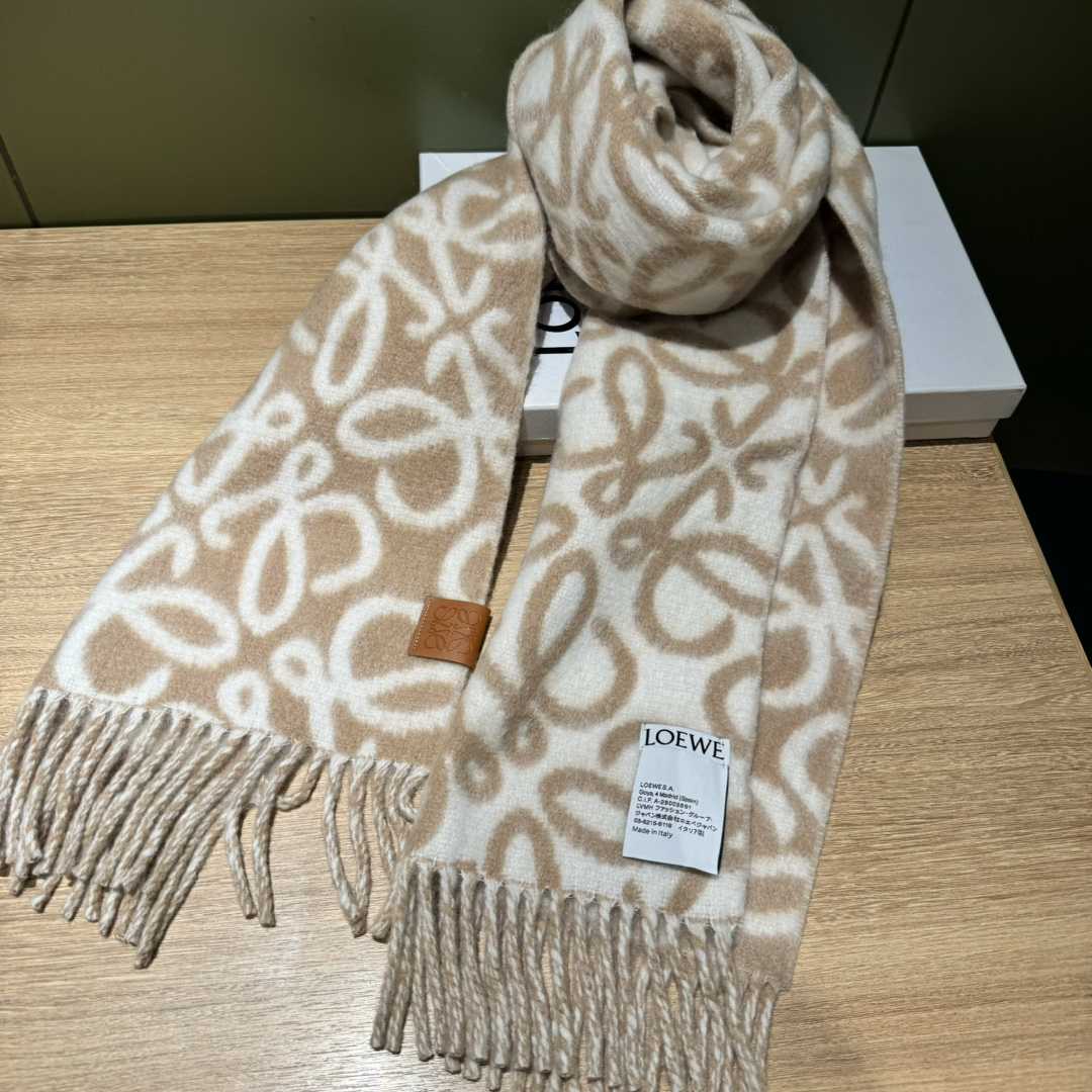 Loewe Anagram Scarf In Alpaca And Wool - DopestKickz