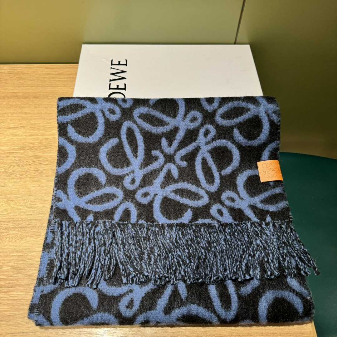 Loewe Anagram Scarf In Alpaca And Wool - DopestKickz