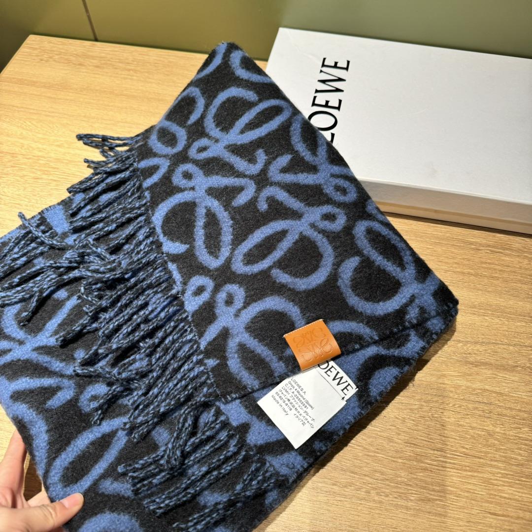 Loewe Anagram Scarf In Alpaca And Wool - DopestKickz