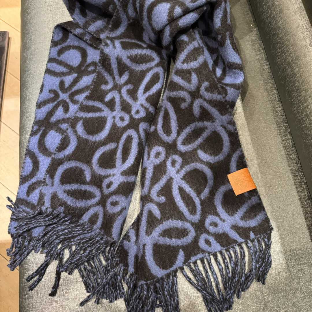 Loewe Anagram Scarf In Alpaca And Wool - DopestKickz