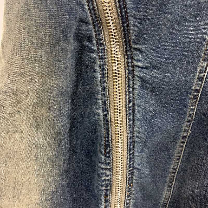 Rick Owens Drkshdw Aircut Washed Denim Shorts - DopestKickz