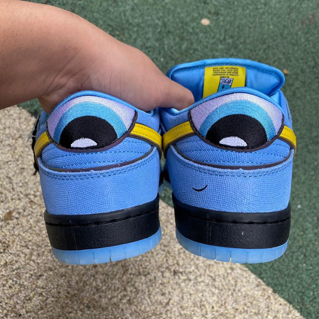The Powerpuff Girls x Nike SB DunkLow “Bubbles” Sneakers     FZ8320-400 - DopestKickz