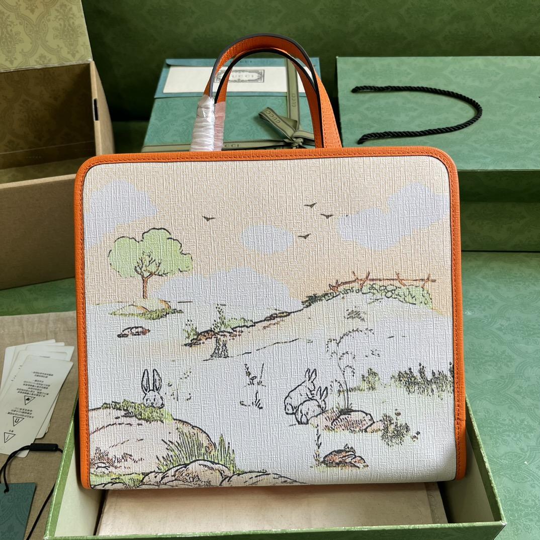 Gucci Children's Animal Print Tote Bag - DopestKickz