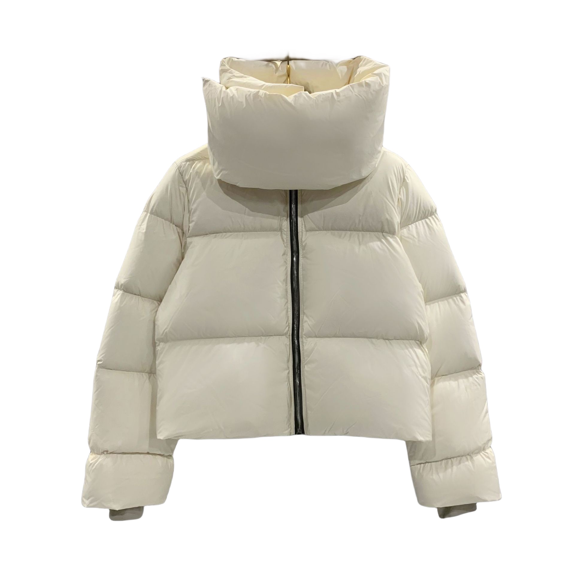 Rick Owens Short Nylon Down Jacket - DopestKickz