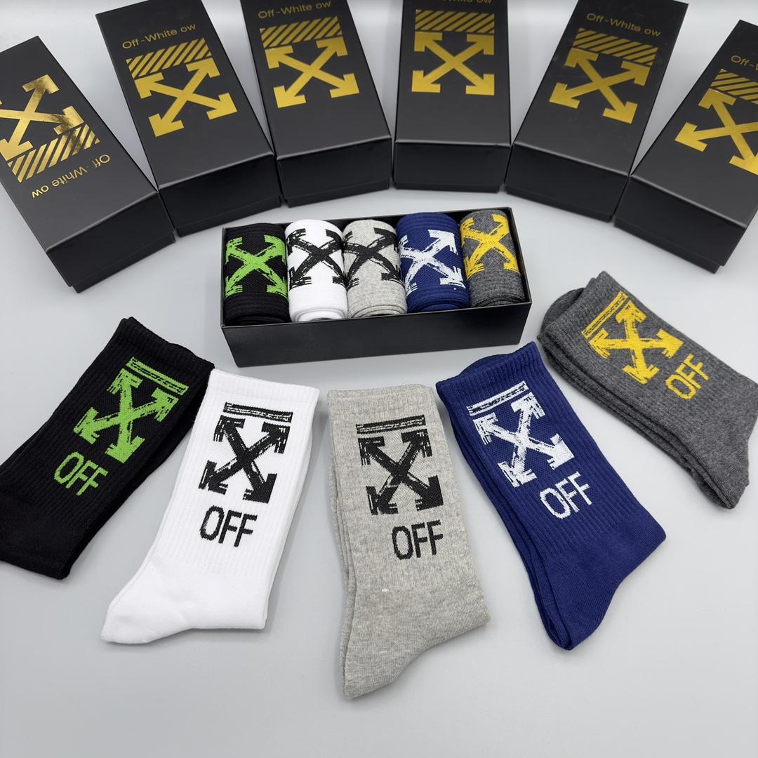 Off White Socks/Box - DopestKickz