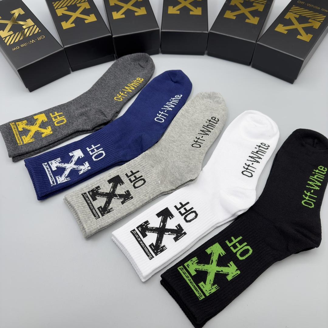 Off White Socks/Box - DopestKickz