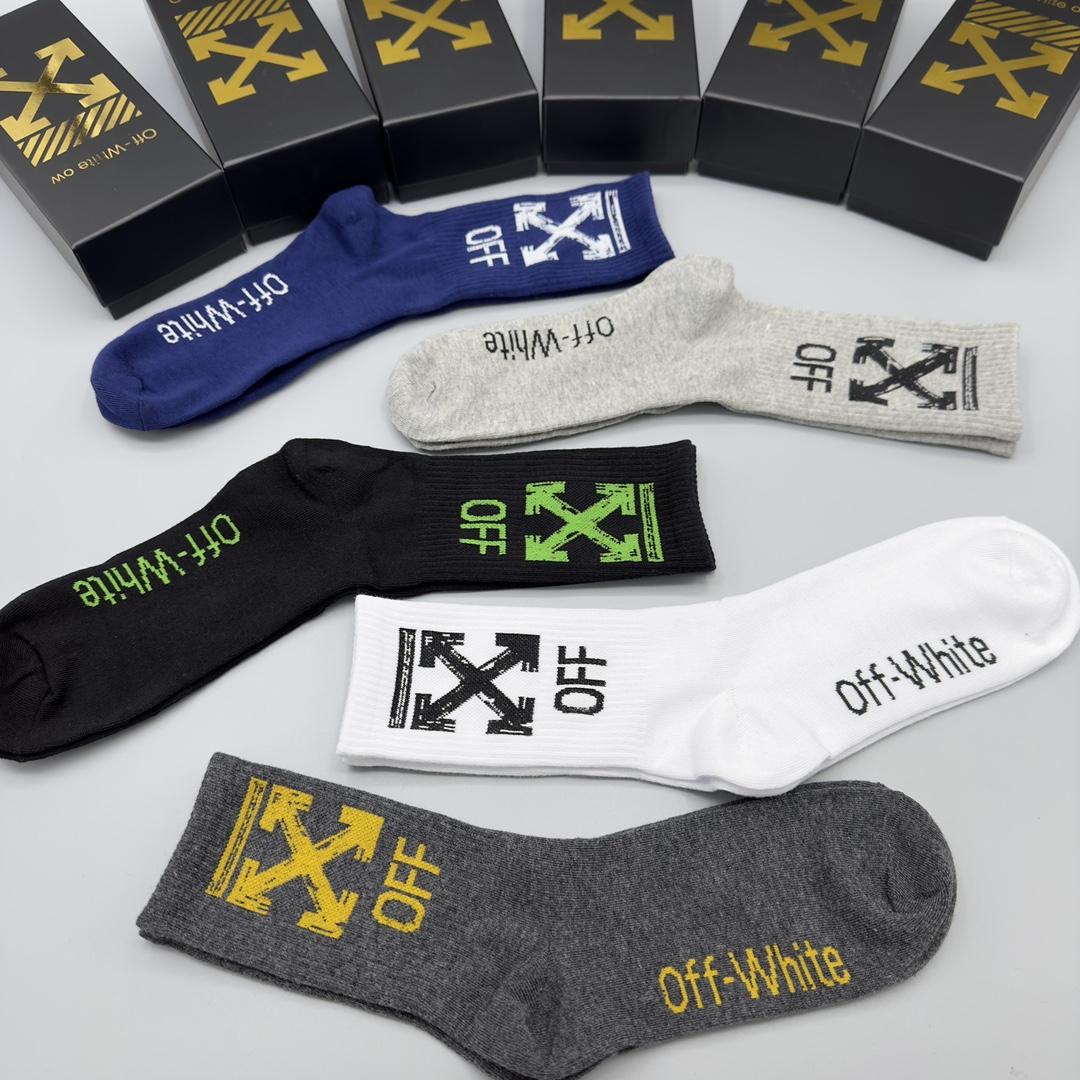 Off White Socks/Box - DopestKickz