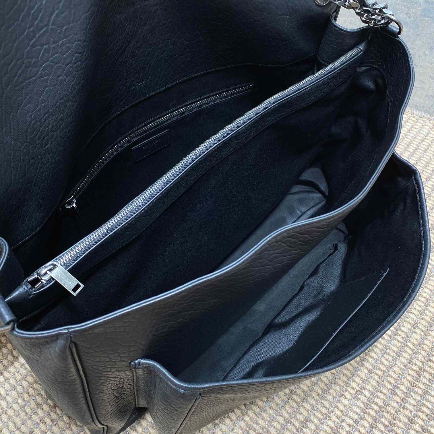 Saint Laurent Niki Oversized In Grained Lambskin - DopestKickz