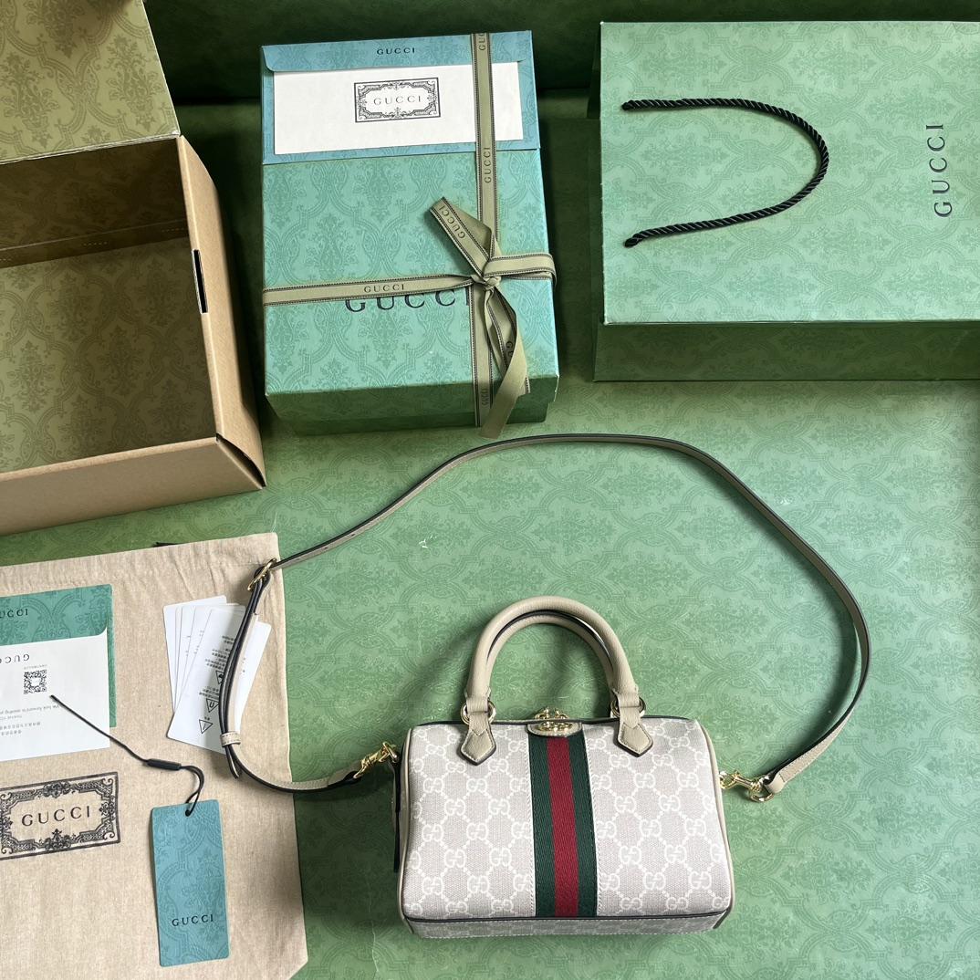 Gucci Ophidia GG Mini Top Handle Bag - DopestKickz