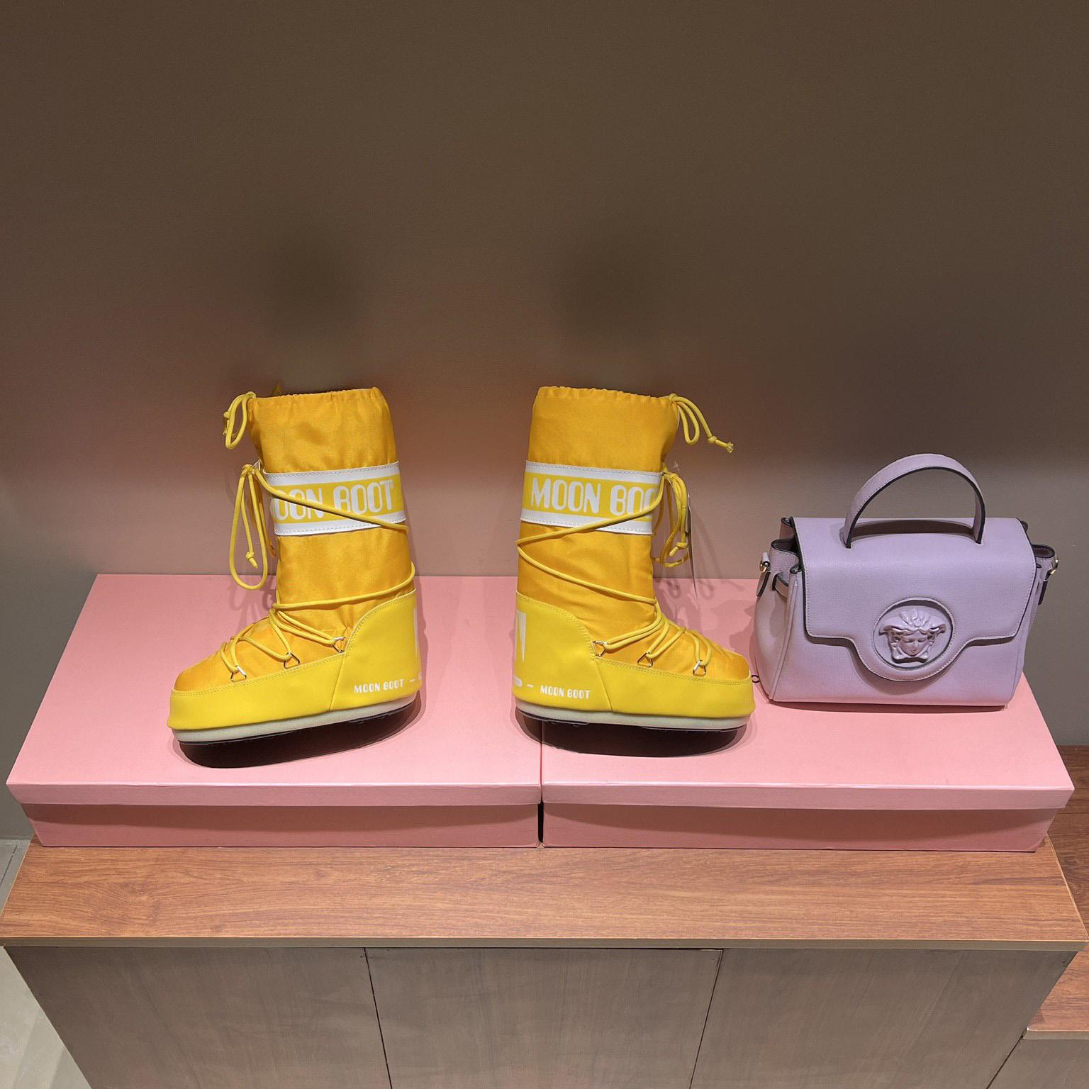 Moon Boot Icon Junior Khaki Nylon Boots - DopestKickz