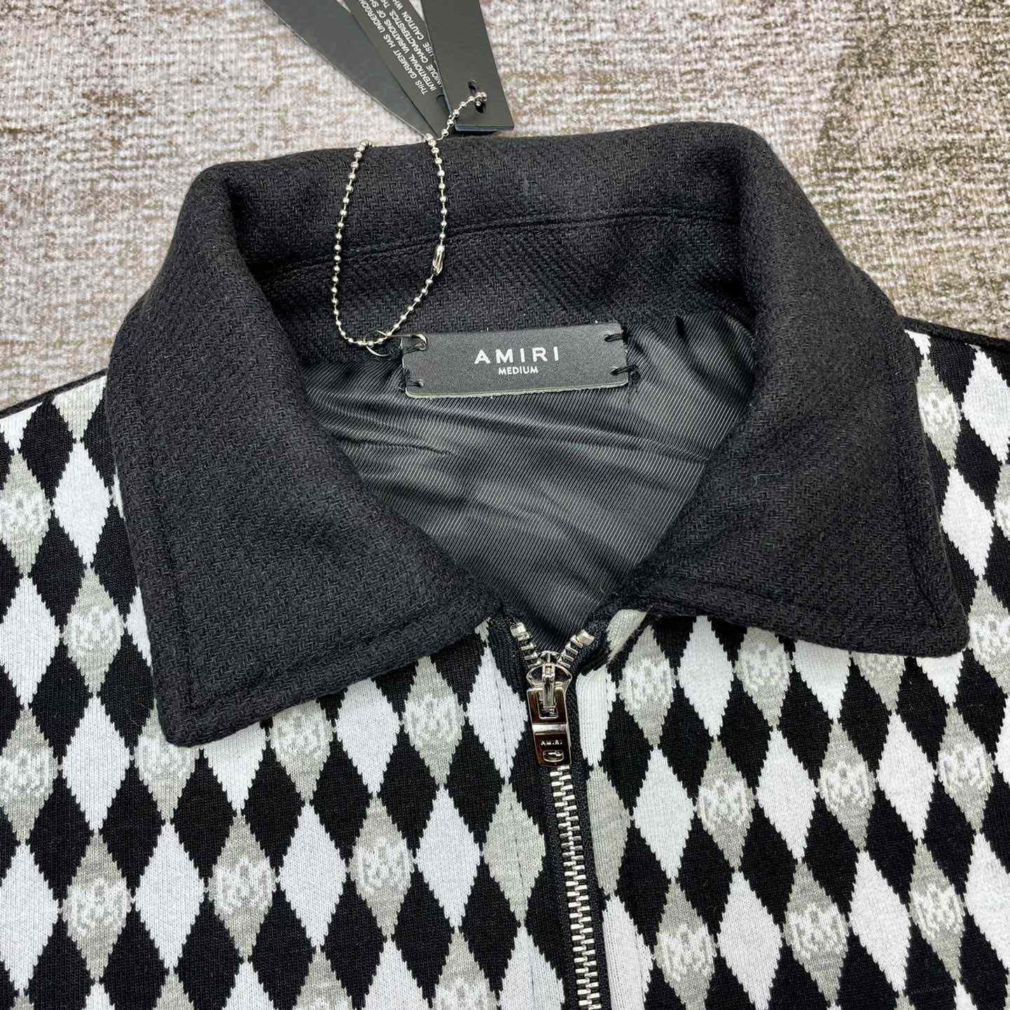 Amiri Diamond Embroidered Work Jacket - DopestKickz