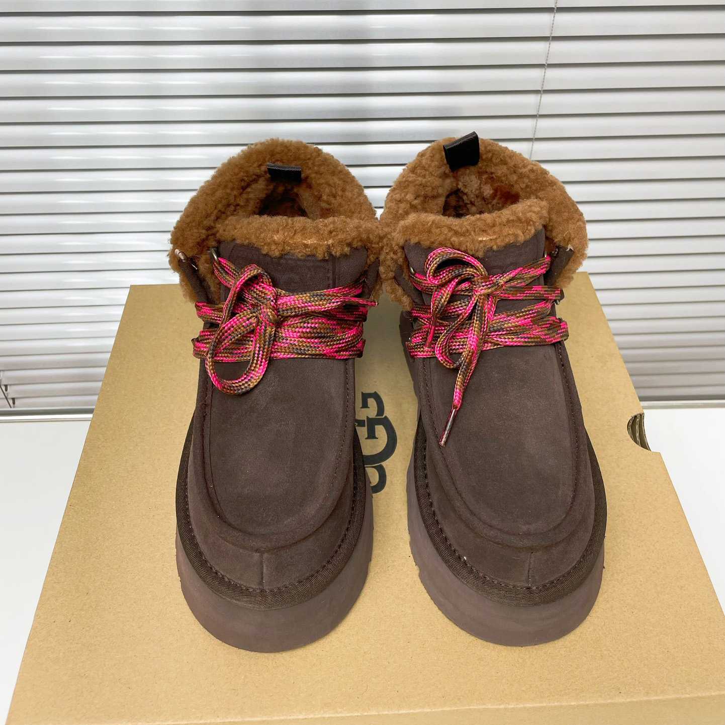 Ugg Funkarra Cabin Cuff Platform Boots - DopestKickz