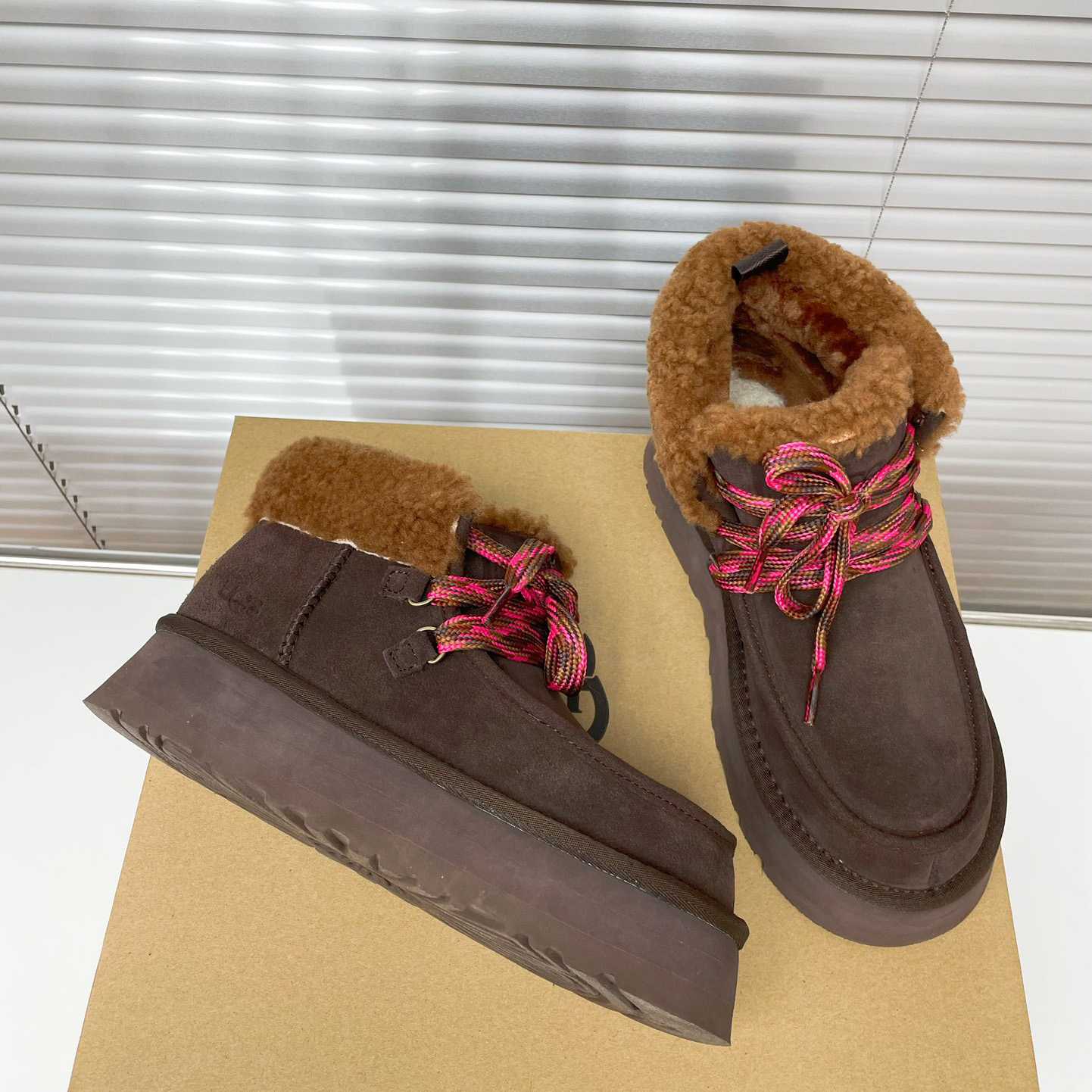 Ugg Funkarra Cabin Cuff Platform Boots - DopestKickz