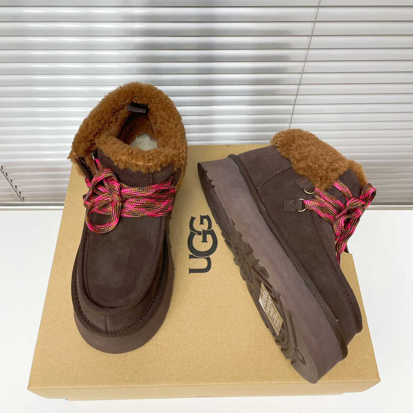 Ugg Funkarra Cabin Cuff Platform Boots - DopestKickz