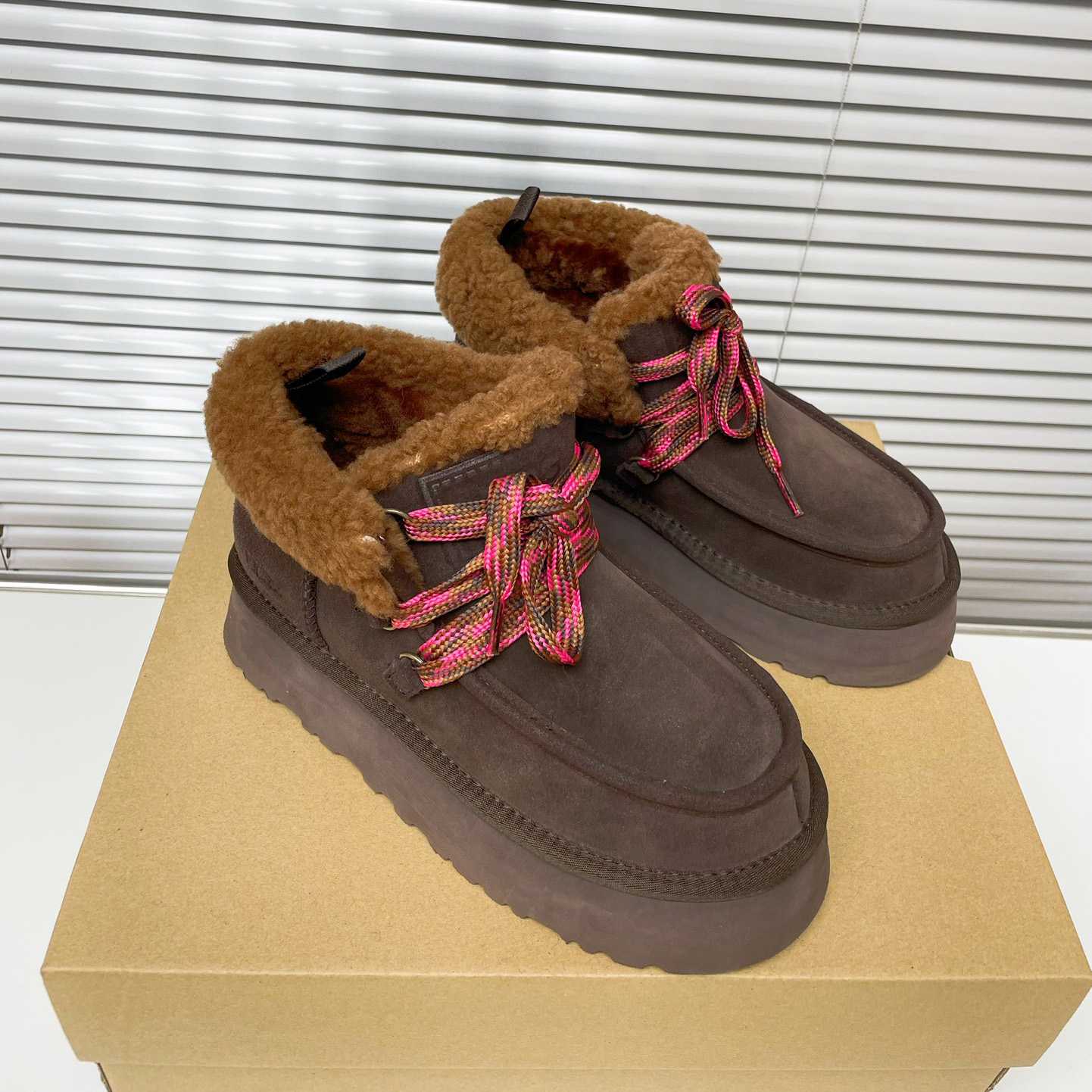 Ugg Funkarra Cabin Cuff Platform Boots - DopestKickz