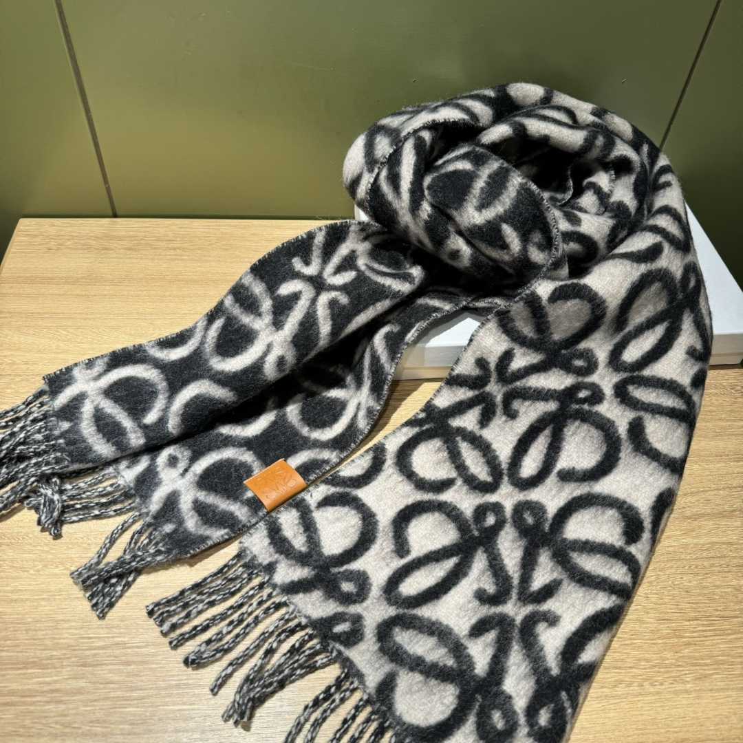 Loewe Anagram Scarf In Alpaca And Wool - DopestKickz
