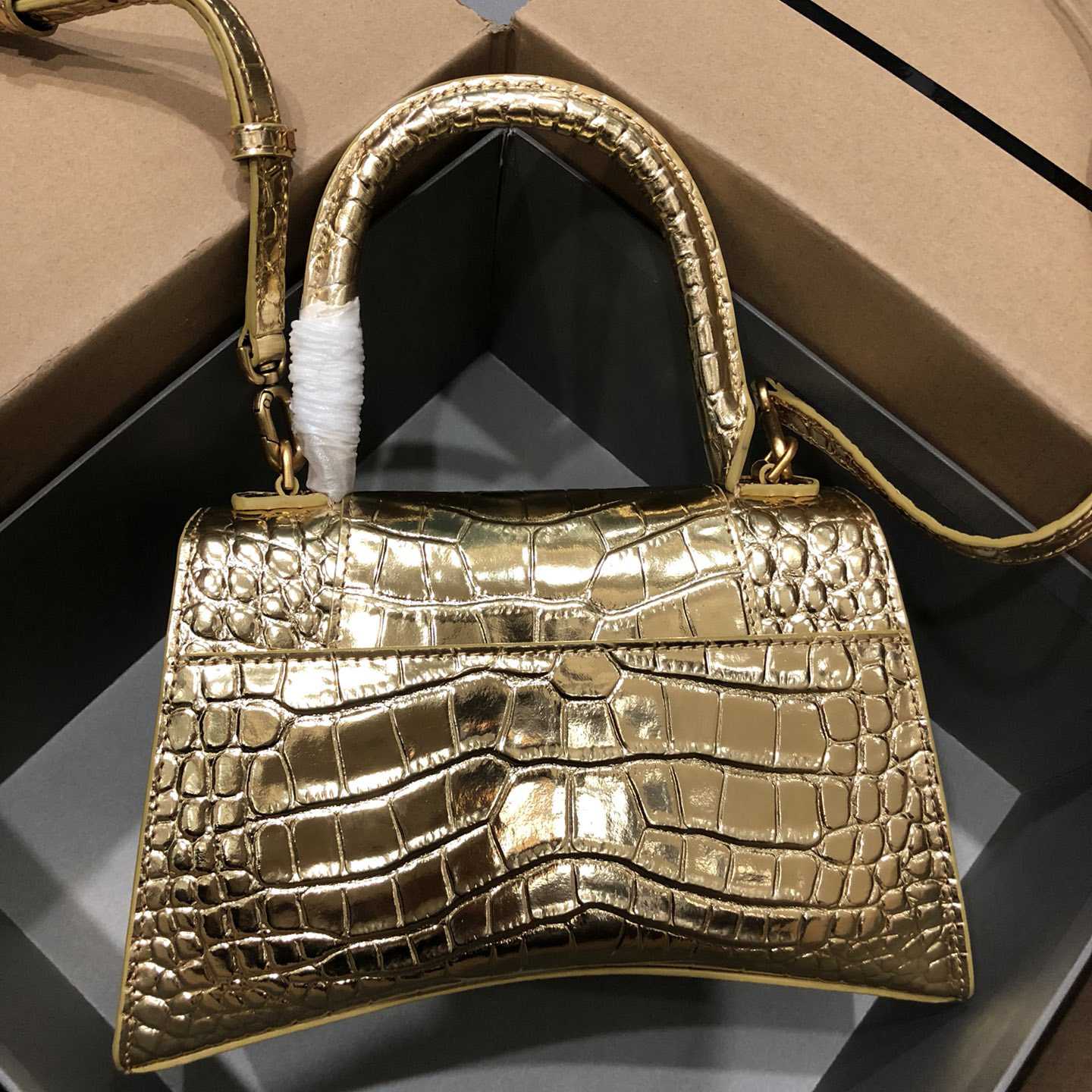 Balenciaga Hour Top Handle Xs Bag  19cm - DopestKickz