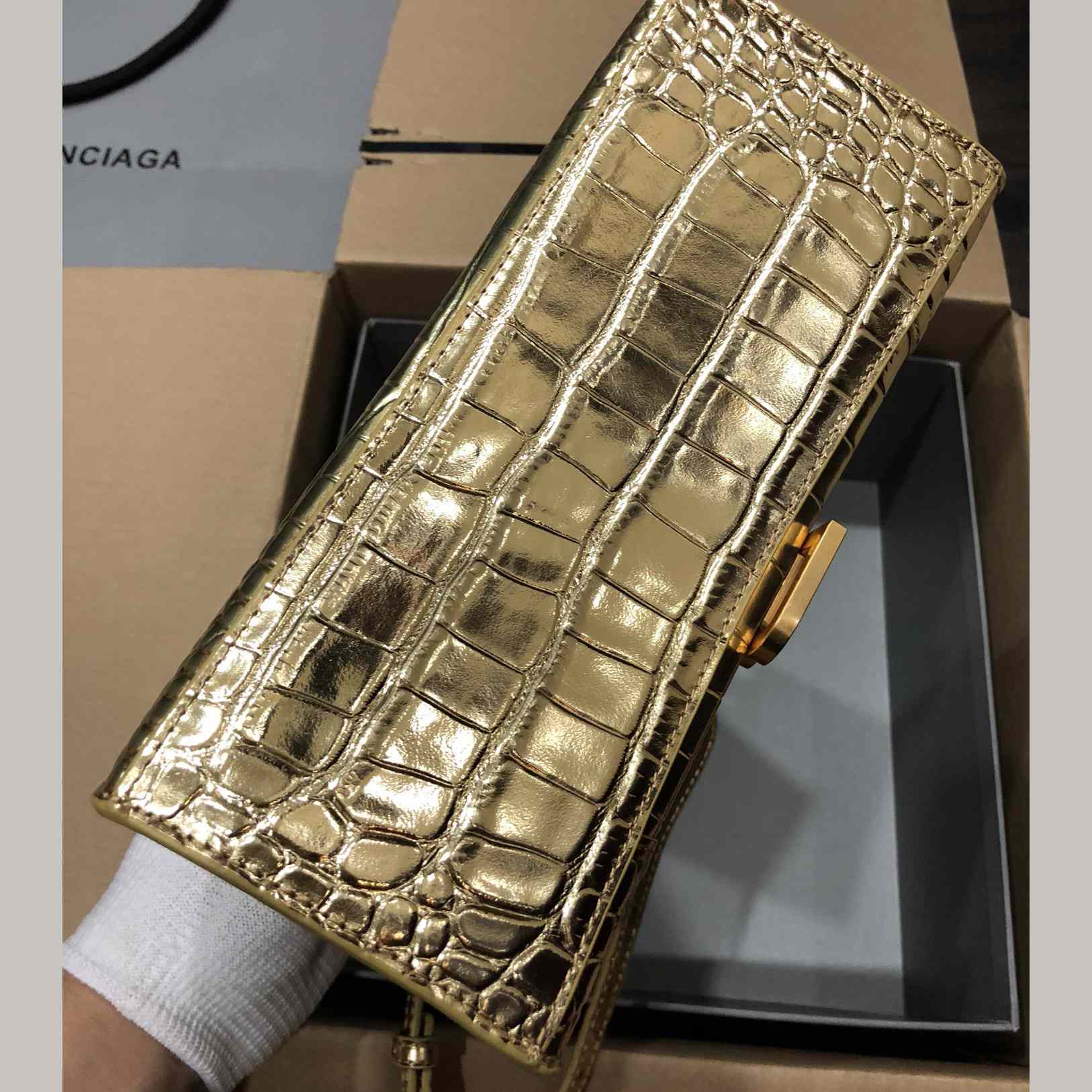 Balenciaga Hour Top Handle Xs Bag  19cm - DopestKickz
