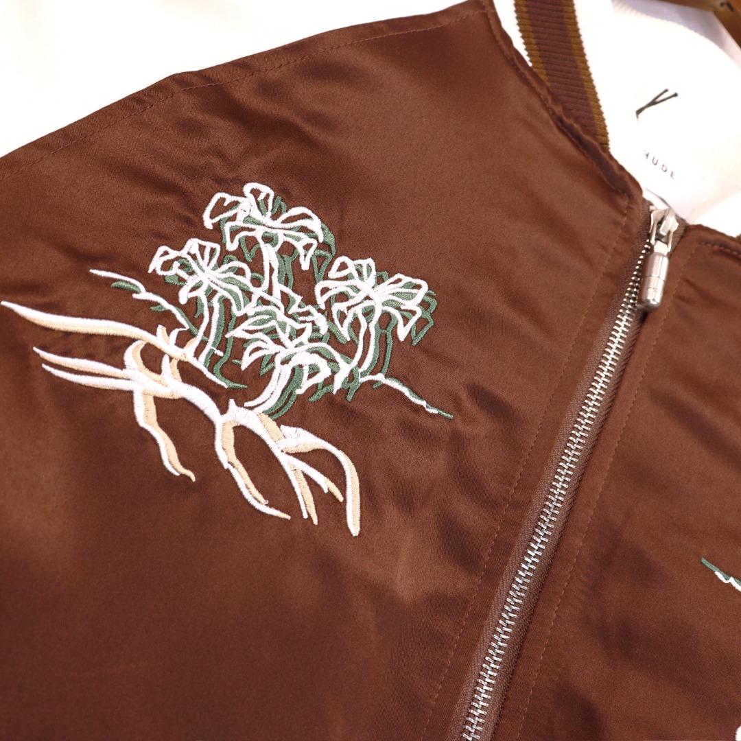 Rhude Souvenier Jacket In Brown - DopestKickz