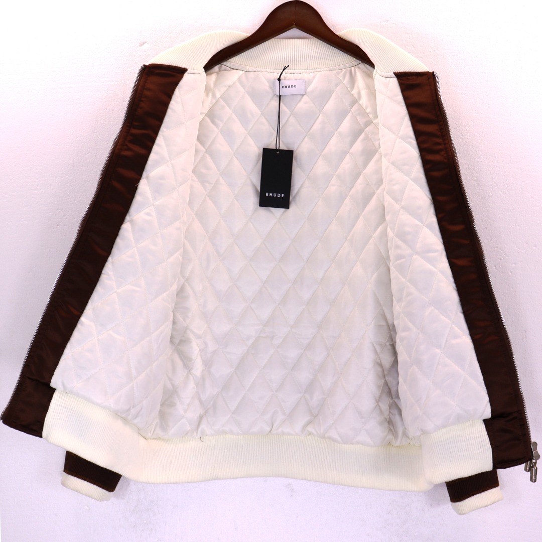 Rhude Souvenier Jacket In Brown - DopestKickz