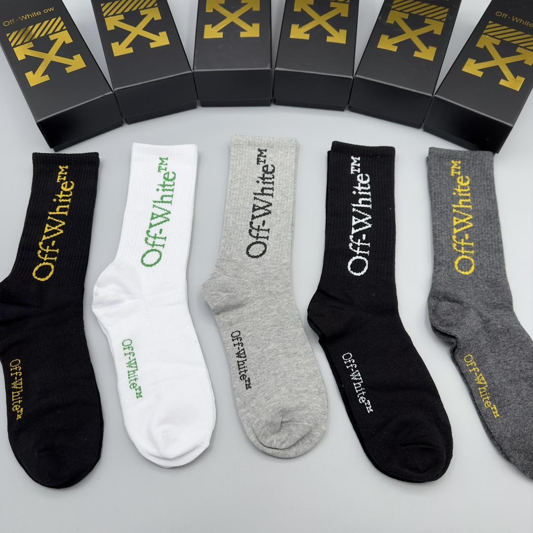 Off White Socks/Box - DopestKickz
