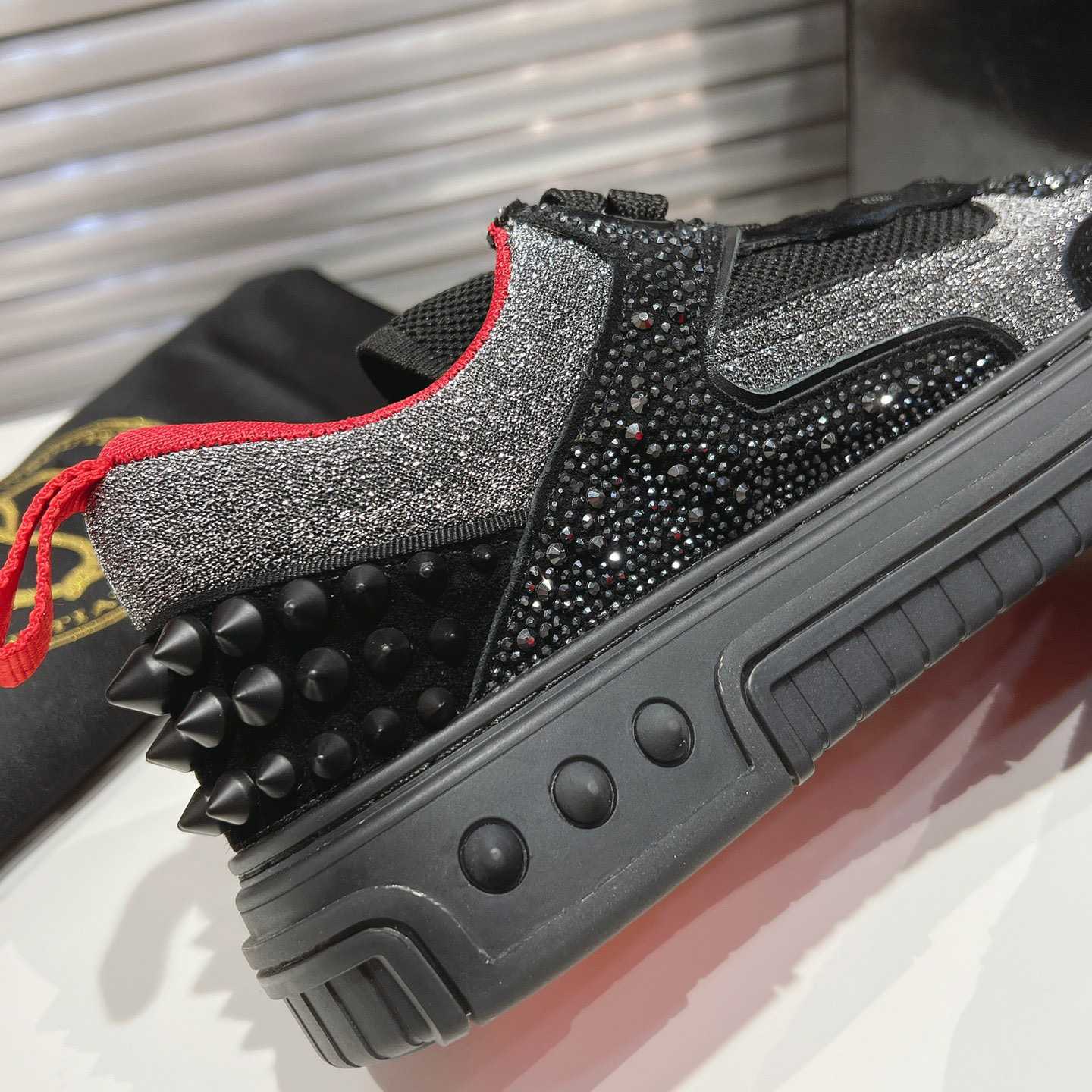 Christian Louboutin Astroloubi Strass Sneakers - DopestKickz