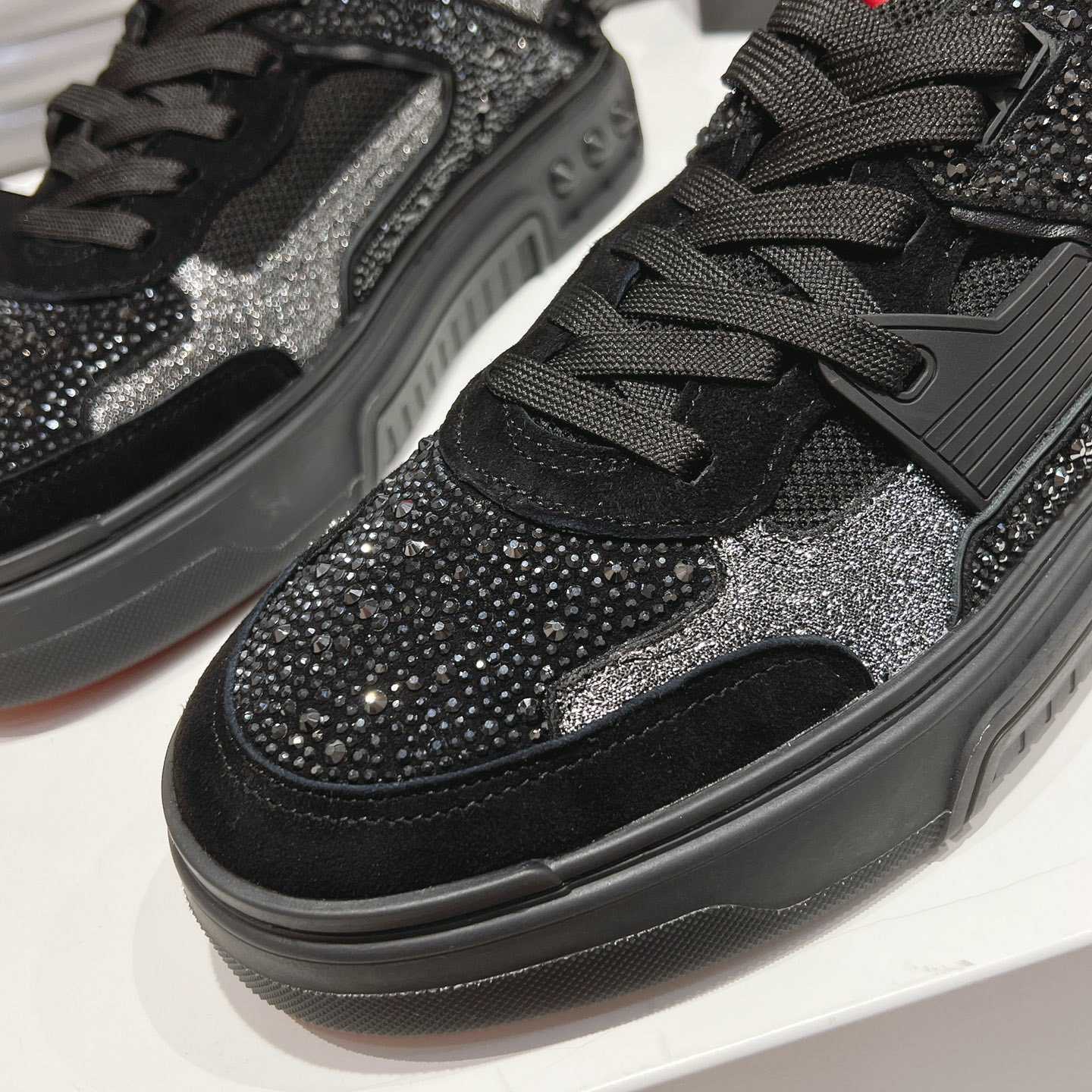Christian Louboutin Astroloubi Strass Sneakers - DopestKickz