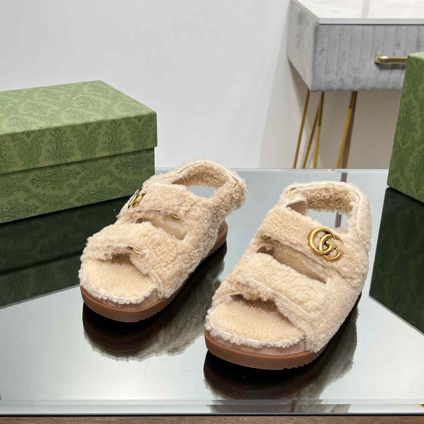 Gucci Women's Double G Sandals - DopestKickz