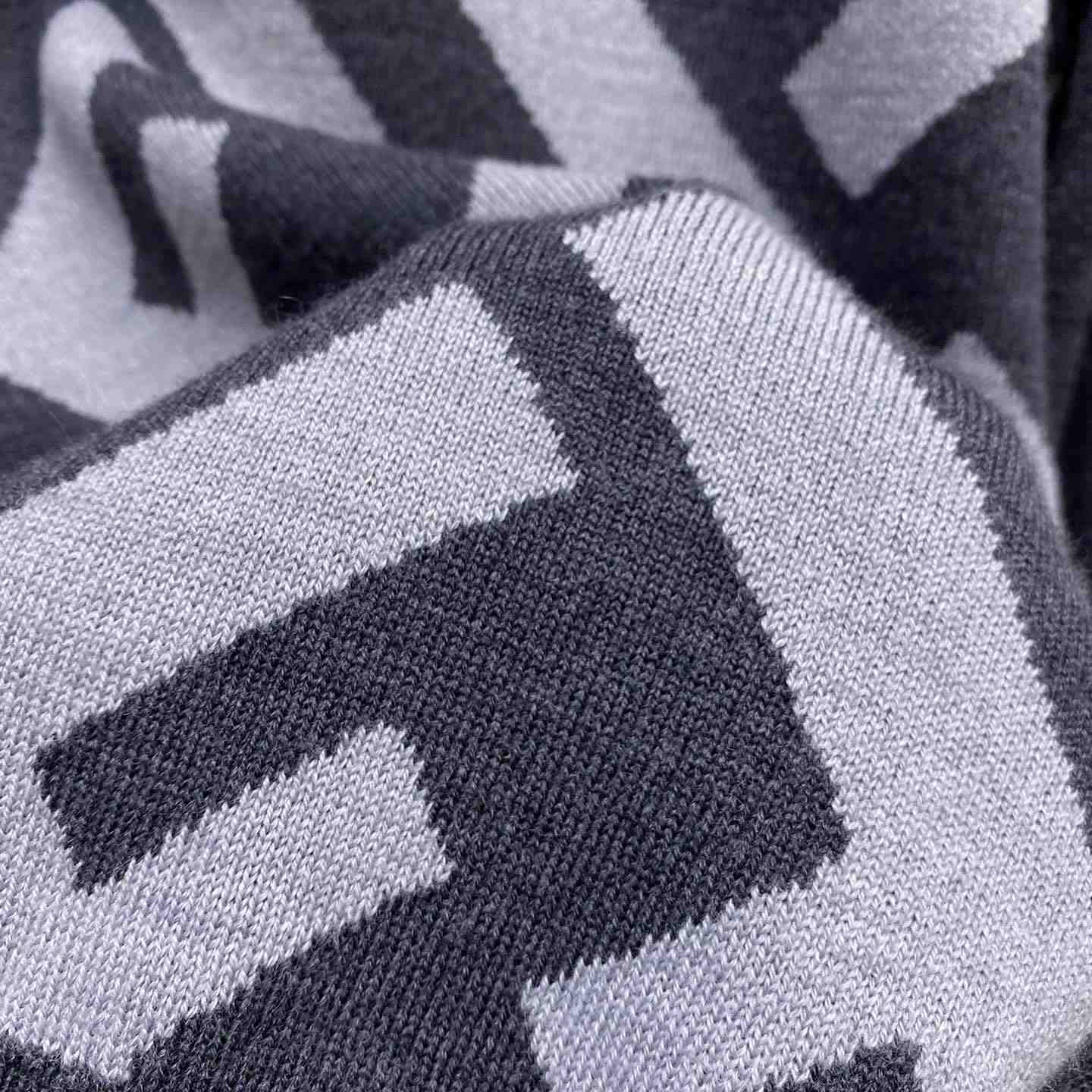 Fendi Gray Wool Sweater - DopestKickz