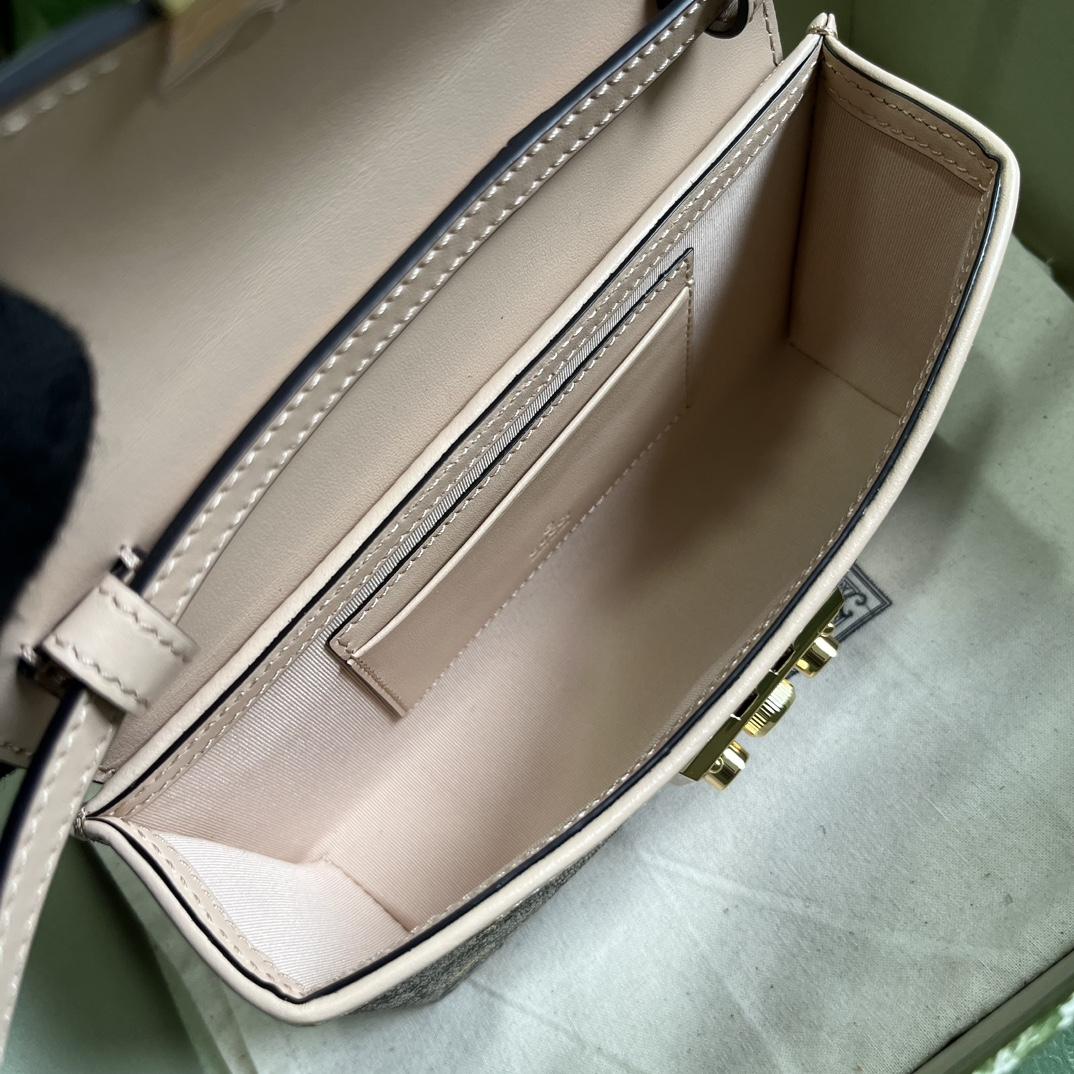 Gucci Padlock Mini Bag With Horsebit Print - DopestKickz