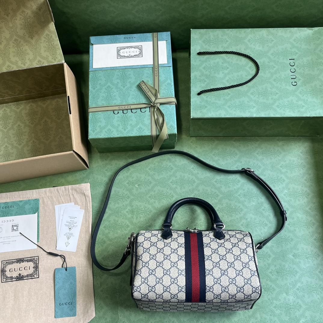 Gucci Ophidia GG Small Top Handle Bag - DopestKickz