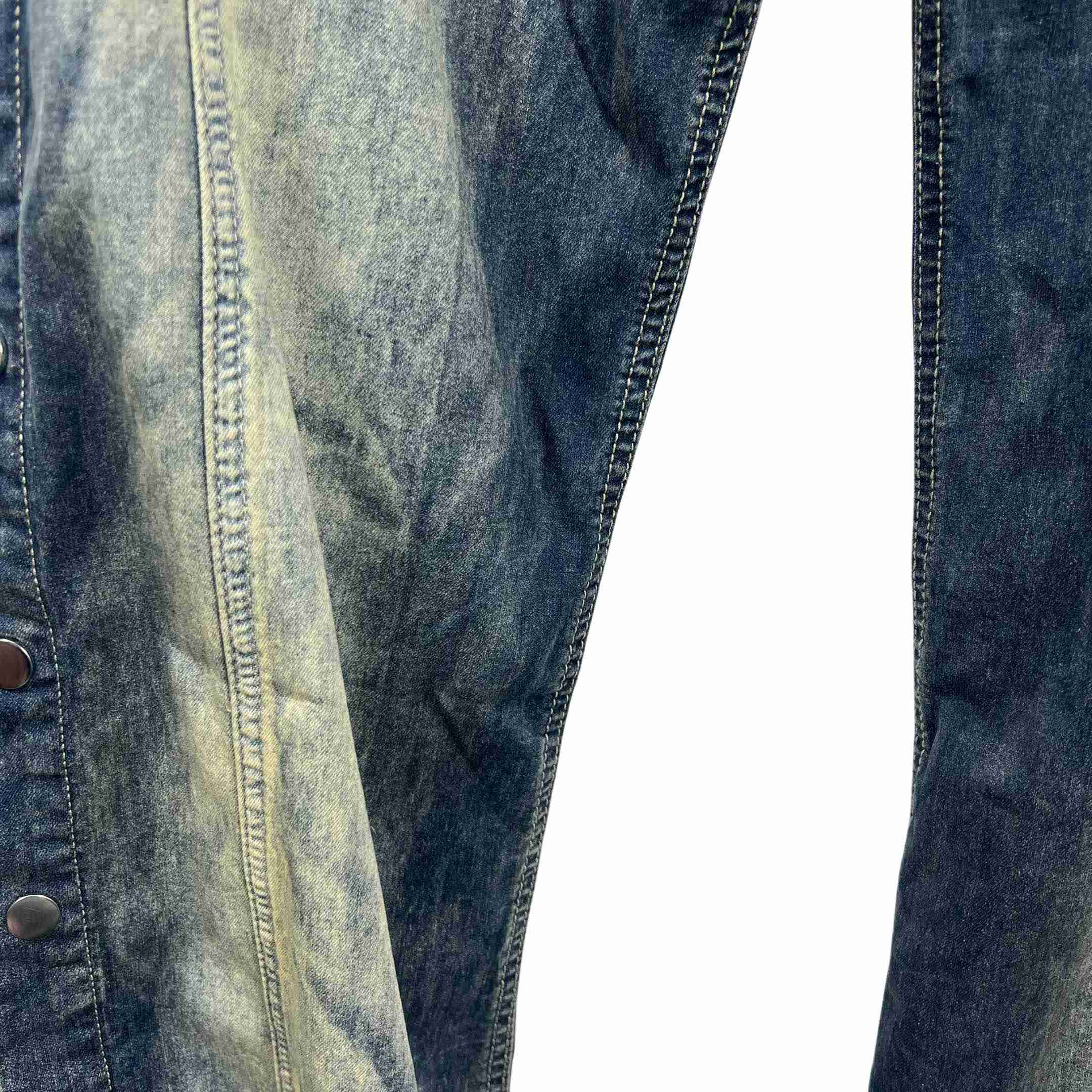 Rick Owens Hustler Denim Pusher Pants - DopestKickz